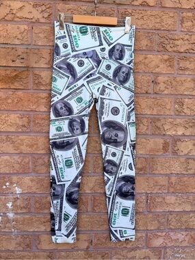 💫10/$25 • Seductions Money Print Full Length Leggings